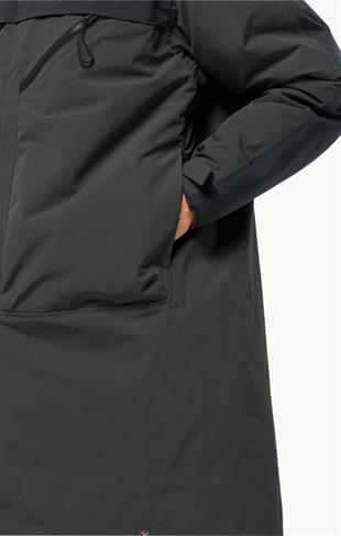 Jack Wolfskin 1116161_4136 Heumarkt 2L Parka Slate Green Unisex Outdoor Parka