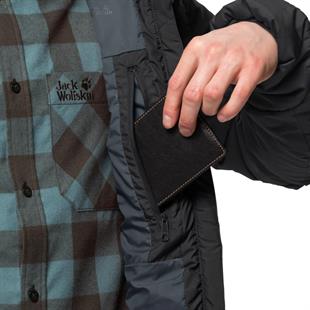 Jack Wolfskin 1203591_6000_004 Fairmont Men Black Erkek Outdoor Ceket