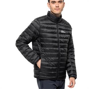Jack Wolfskin 1205933_6000 Pack & Go Down Jkt M Black Erkek Outdoor Ceket