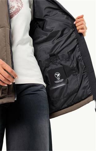 Jack Wolfskin 1207561_4610 Dellbrueck JKT Chestnut Erkek Outdoor Ceket