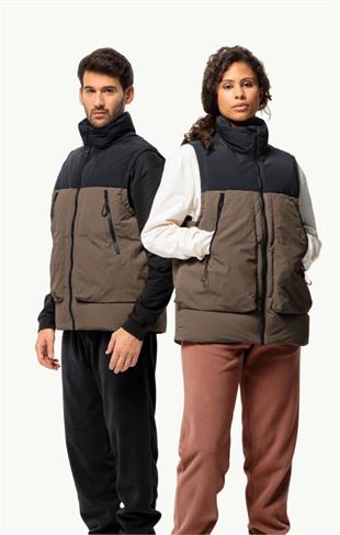 Jack Wolfskin 1207621_4610 Dellbrueck Vest Chestnut Erkek Outdoor Yelek