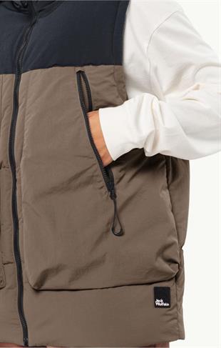 Jack Wolfskin 1207621_4610 Dellbrueck Vest Chestnut Erkek Outdoor Yelek