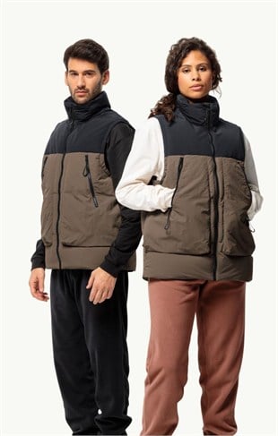 Jack Wolfskin 1207621_4610 Dellbrueck Vest Chestnut Erkek Outdoor Yelek
