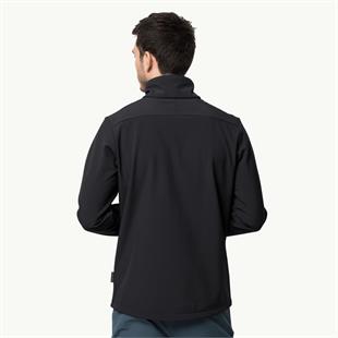 Jack Wolfskin 1305801_6000006 Whirlwind Men Black Erkek Outdoor Ceket