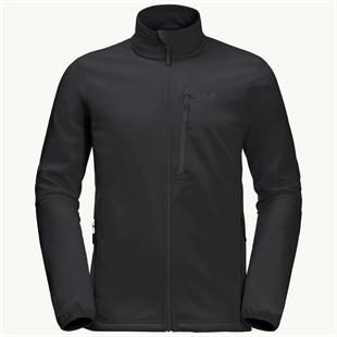 Jack Wolfskin 1305801_6000006 Whirlwind Men Black Erkek Outdoor Ceket