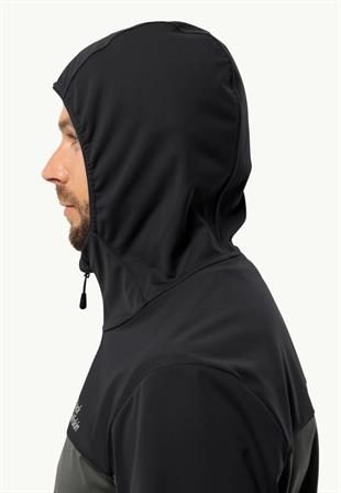 Jack Wolfskin 1306923_6945 Feldberg Hoody M Slate Erkek Outdoor Ceket