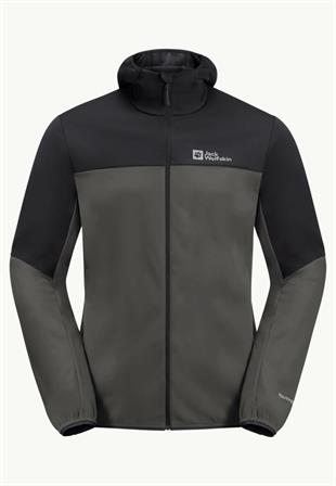 Jack Wolfskin 1306923_6945 Feldberg Hoody M Slate Erkek Outdoor Ceket