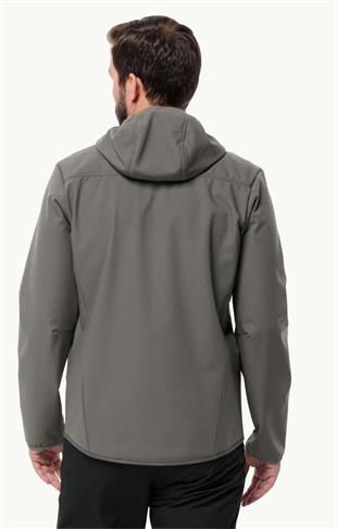 Jack Wolfskin 1307471_6185 Bornberg Hoody M Smokey Grey Erkek Outdoor Ceket