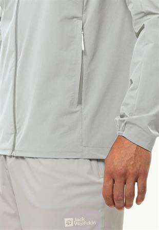 Jack Wolfskin 1307881_6709 Prelight JKT M Cool Grey Erkek Outdoor Ceket