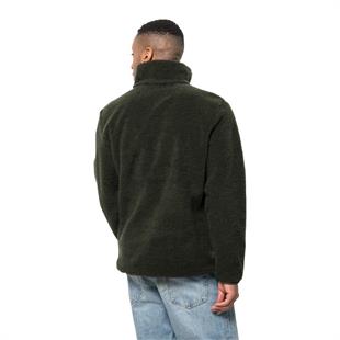 Jack Wolfskin 1710601_4018 Pank Snap Antique Green Erkek Outdoor Polar