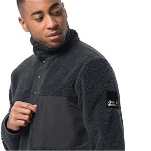 Jack Wolfskin 1710601_6350_003 Pank Snap Phantom Erkek Polar