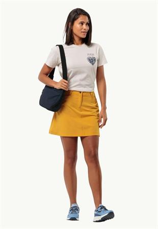 Jack Wolfskin 1809701_5629 Discover Heart T W Sea Shell Kadın Tshirt