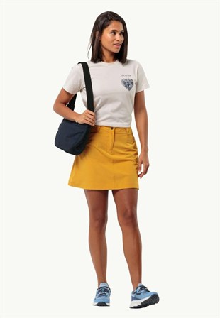 Jack Wolfskin 1809701_5629 Discover Heart T W Sea Shell Kadın Tshirt