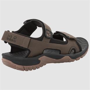 Jack Wolfskin 4019011 LakeWood Cruise Dark Wood Erkek Sandalet