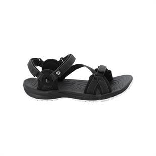 Jack Wolfskin 4019041 Lakewood Ride Sandal W Black/Grey Kadın Sandalet