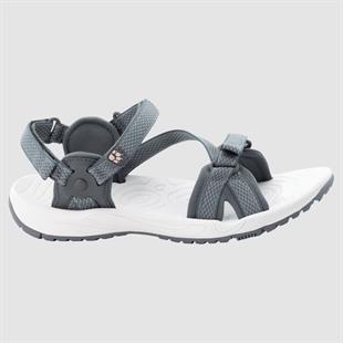 Jack Wolfskin 4019041 Lakewood Ride Sandal W Bluish Grey/Rose Kadın Sandalet