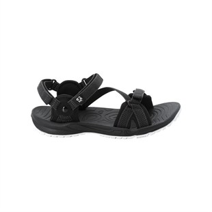 Jack Wolfskin 4019041 Lakewood Ride Sandal W Black/Grey Kadın Sandalet