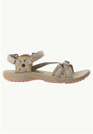 Jack Wolfskin 4019041_5156 Lakewood Ride Sandal W Sandal Storm Kadın Sandalet