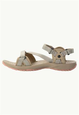 Jack Wolfskin 4019041_5156 Lakewood Ride Sandal W Sandal Storm Kadın Sandalet