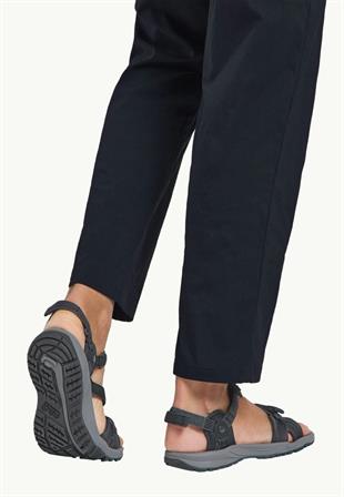 Jack Wolfskin 4019041_6000 Lakewood Ride W Black Kadın Sandalet