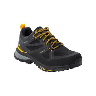 Jack Wolfskin 4038843 Force Striker Texapore Low M Black/Burly Yellow XT Erkek Outdoor Ayakkabı