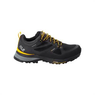 Jack Wolfskin 4038843 Force Striker Texapore Low M Black/Burly Yellow XT Erkek Outdoor Ayakkabı