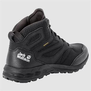 Jack Wolfskin 4039201 Woodland Texapore Mid M Black Erkek Outdoor Bot