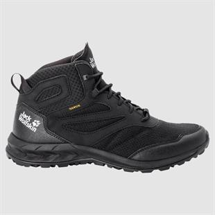 Jack Wolfskin 4039201 Woodland Texapore Mid M Black Erkek Outdoor Bot
