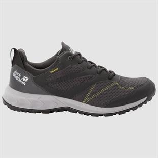 Jack Wolfskin 4039211 Woodland Texapore Low M Dark Grey/Lime Erkek Outdoor Ayakkabı