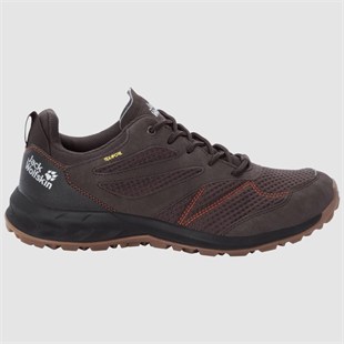 Jack Wolfskin 4039211 Woodland Texapore Low M Espresso/Dark Red Erkek Outdoor Ayakkabı