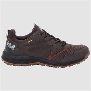 Jack Wolfskin 4039211 Woodland Texapore Low M Espresso/Dark Red Erkek Outdoor Ayakkabı
