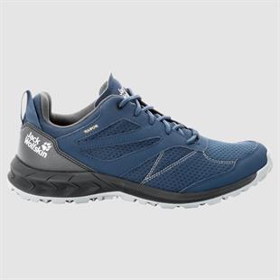 Jack Wolfskin 4039211 Woodland Texapore Low M Dark blue/Phantom Erkek Outdoor Ayakkabı