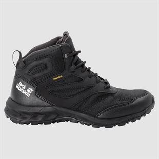 Jack Wolfskin 4039231 Woodland Texapore Mid W Black Kadın Outdoor Bot