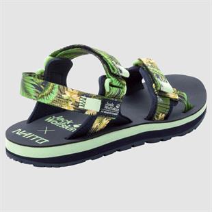 Jack Wolfskin 4039451 Outfresh Deluxe Sandal Midnight Blue All Over Kadın Sandalet