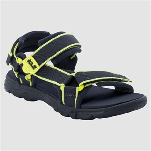Jack Wolfskin 4040061 Seven Seas 3K Blue/Lime Kadın Sandalet