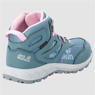Jack Wolfskin 4042151 Woodland Texapore Mid Grey/Pink Kadın Outdoor Bot