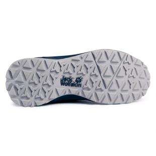 Jack Wolfskin 4042161 Woodland Texapore Low K Dark Blue/Yellow Outdoor Ayakkabı