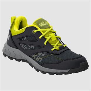 Jack Wolfskin 4042171 Woodland Low Black/Lime Kadın Outdoor Ayakkabı