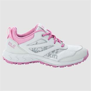 Jack Wolfskin 4042171 Woodland Low Grey/Pink Kadın Outdoor Ayakkabı