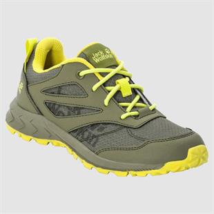 Jack Wolfskin 4042171 Woodland Low Khaki/Green Kadın Outdoor Ayakkabı