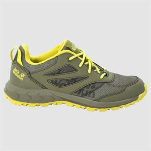 Jack Wolfskin 4042171 Woodland Low Khaki/Green Kadın Outdoor Ayakkabı