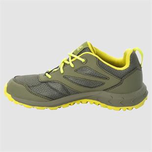 Jack Wolfskin 4042171 Woodland Low Khaki/Green Kadın Outdoor Ayakkabı