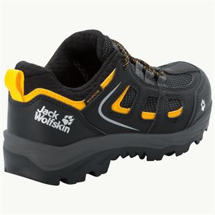 Jack Wolfskin 4042191 Vojo Texapore Low K Black/Burly Yellow Kadın Outdoor Ayakkabı