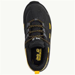Jack Wolfskin 4042191 Vojo Texapore Low K Black/Burly Yellow Kadın Outdoor Ayakkabı