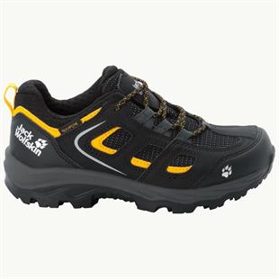 Jack Wolfskin 4042191 Vojo Texapore Low K Black/Burly Yellow Kadın Outdoor Ayakkabı
