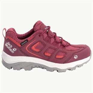 Jack Wolfskin 4042191_2822_350 Vojo Texapore Low K Burgundy/Red Kadın Outdoor Ayakkabı