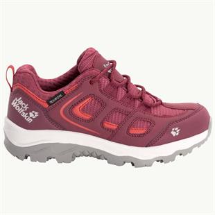 Jack Wolfskin 4042191_2822_350 Vojo Texapore Low K Burgundy/Red Kadın Outdoor Ayakkabı