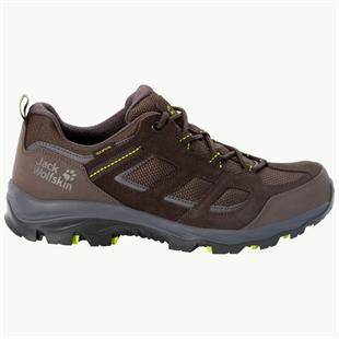 Jack Wolfskin 4042441 Vojo 3 Texapore Low M Dark Brown/Lime Erkek Outdoor Ayakkabı