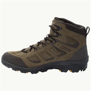Jack Wolfskin 4042461 Vojo 3 Texapore Mid M Khaki/Phantom Erkek Outdoor Bot