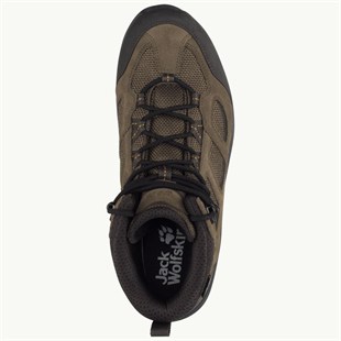 Jack Wolfskin 4042461 Vojo 3 Texapore Mid M Khaki/Phantom Erkek Outdoor Bot